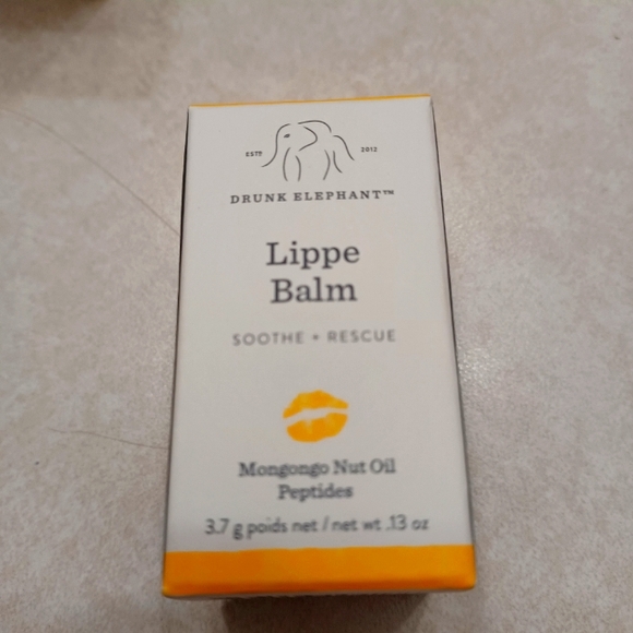 Drunk Elephant Other - Drunk Elephant Lippe Balm - White and Orange Packaging